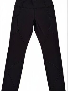 Lululemon Black Mesh Leggings Size 6